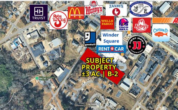 Pictures of Land property located at S Jackson St, Winder, GA 30680 for sales - image #1
