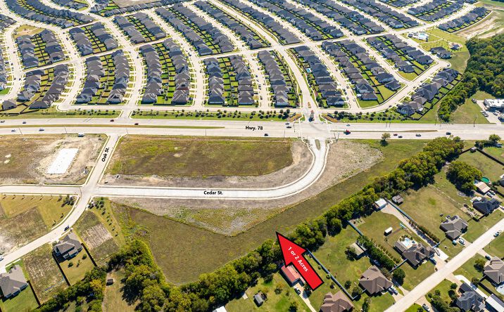 Pictures of Land, Office property located at Cedar St., Lavon, TX 75166, Cedar St. at Oak St., L, Lavon, TX 75166 for sales - image #1