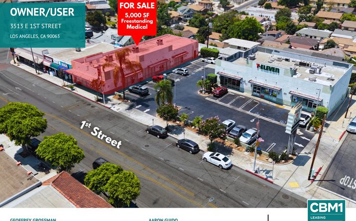 Pictures of Retail, Office, Business for Sale property located at 3513 1st St, Los Angeles, CA 90063 for sales - image #1