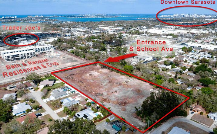 Pictures of Land property located at 4101-4103 S School Ave, Sarasota, FL 34237 for sales - image #1