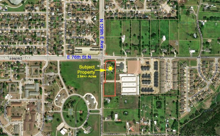 Pictures of Land property located at 7529 N 129th East Avenue, Owasso, OK 74055 for sales - image #1