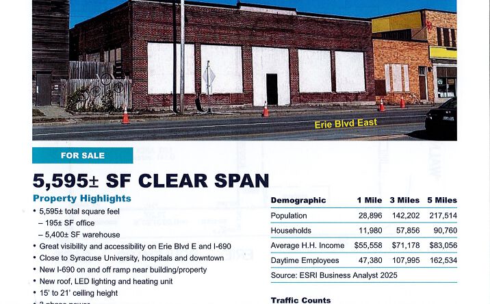Pictures of Industrial property located at 1207 Erie Blvd E, Syracuse, NY 13210 for sales - image #1