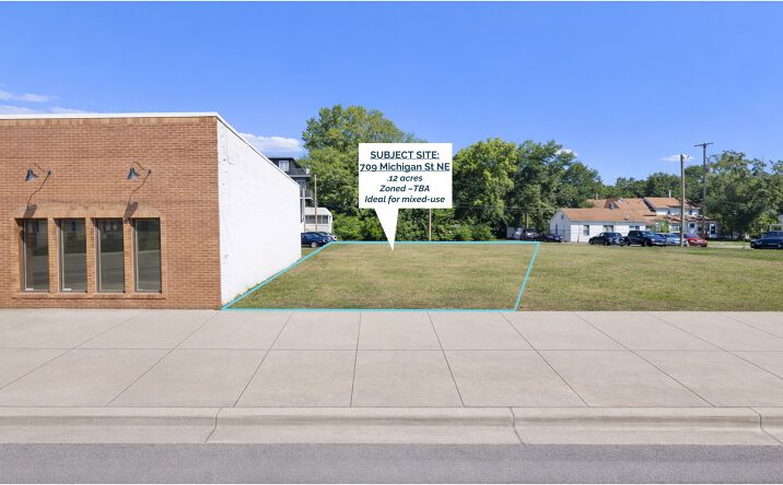 Pictures of Land property located at 709 Michigan Street, Grand Rapids, MI 49503 for sales - image #1
