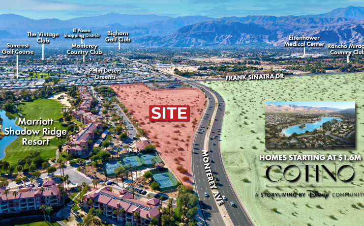 Pictures of Land property located at Monterey Ave & Frank Sinatra, Rancho Mirage, CA 92270 for sales - image #1