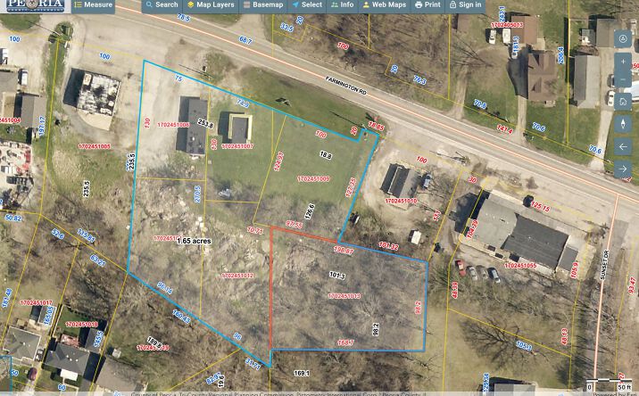 Pictures of Land, Retail property located at 4802 W Farmington Rd, Peoria, IL 61604 for sales - image #1