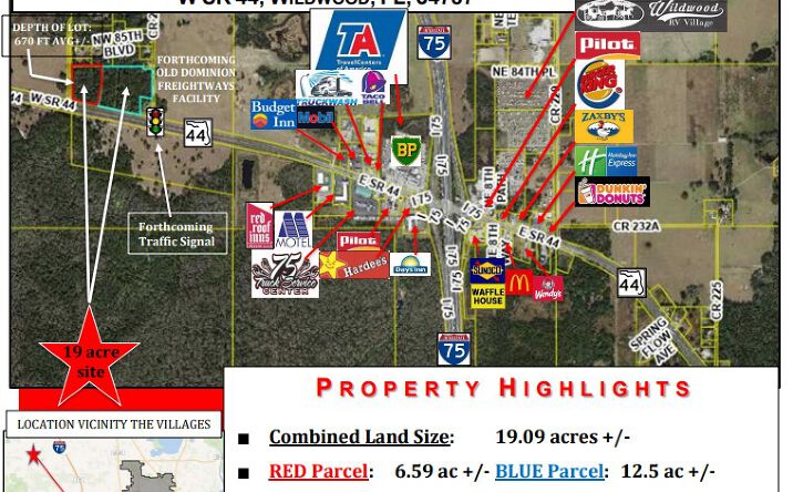 Pictures of Land property located at West SR 44, Wildwood, FL 34787 for sales - image #1