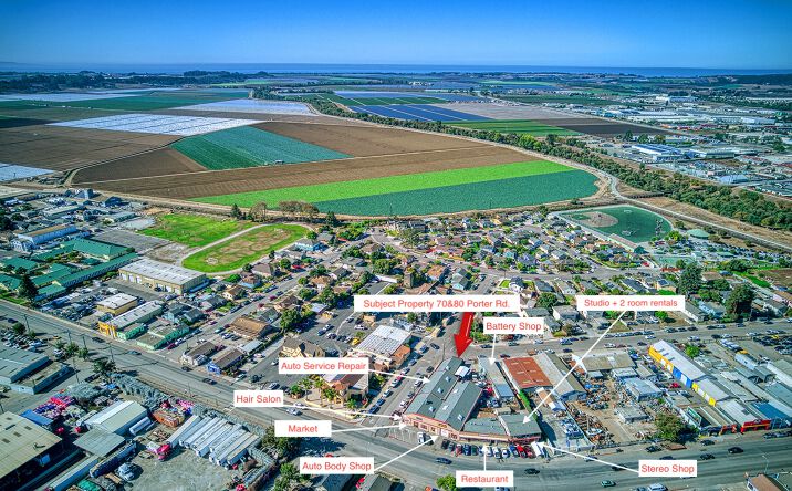 Pictures of Industrial, Mixed Use, Retail property located at 80 Porter Dr, Pajaro, CA 95076 for sales - image #1
