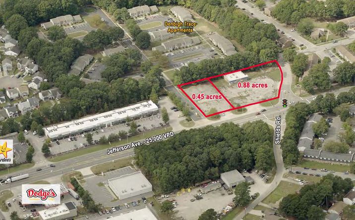 Pictures of Land property located at Jefferson Ave. & Shields Rd, Newport News, VA 23608 for sales - image #1