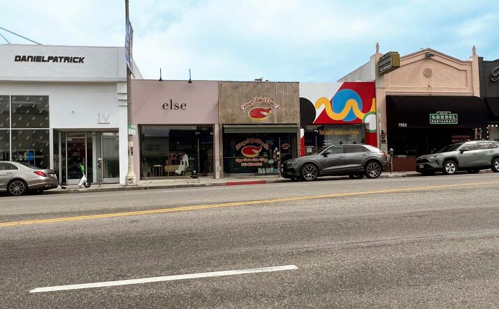 Pictures of Retail property located at 7965 Melrose Ave, West Hollywood, CA 90046 for sales - image #1