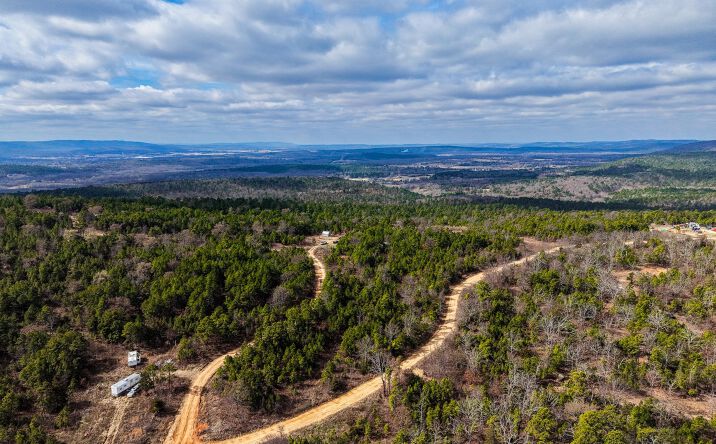 Pictures of Land property located at 245 Ben Treado Road, Wilburton, OK 74578 for sales - image #1