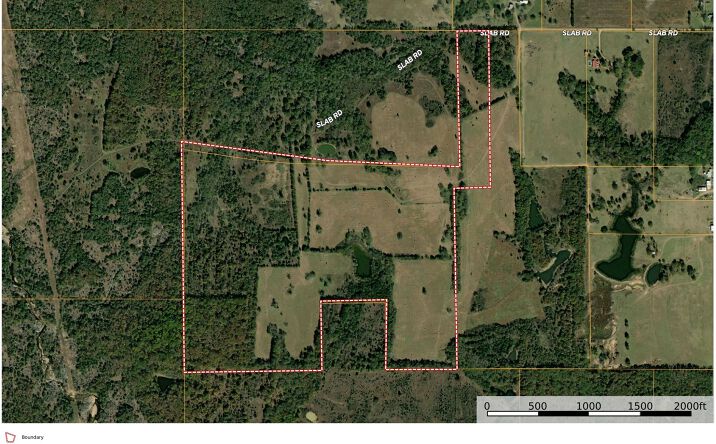 Pictures of Land property located at 2 Slab Road, Wapanucka, OK 73461 for sales - image #1