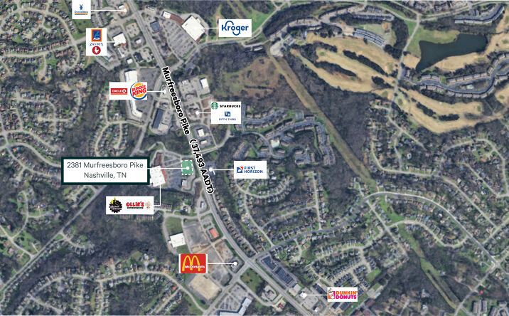 Pictures of Land, Retail property located at 2381 Murfreesboro Pike, Nashville, TN 37217 for sales - image #1