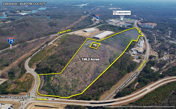 Pictures of Land property located at Joe Frank Harris Pkwy, Cartersville, GA 30137 for sales - image #1
