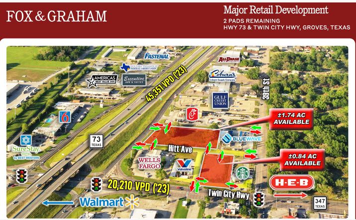 Pictures of Land property located at 3992 Twin City Hwy, Groves, TX 77619 for sales - image #1