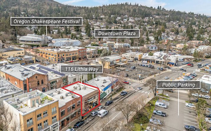 Pictures of Mixed Use, Office, Retail property located at 116 Lithia Way, Ashland, OR 97520 for sales - image #1