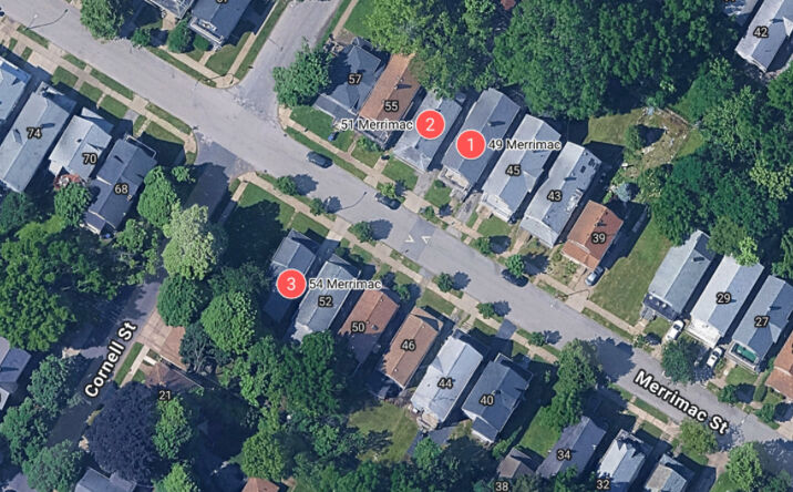 Pictures of Multifamily property located at 49 Merrimac St, 51 Merrimac St, 54 Merrimac St, Buffalo, NY 14214 for sales - image #1