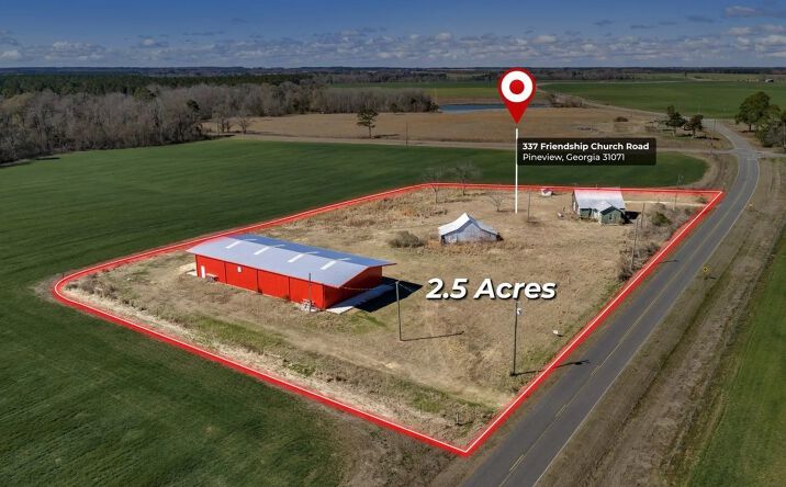Pictures of Land, Special Purpose property located at 337 Friendship Church Rd, Pineview, GA 31071 for sales - image #1