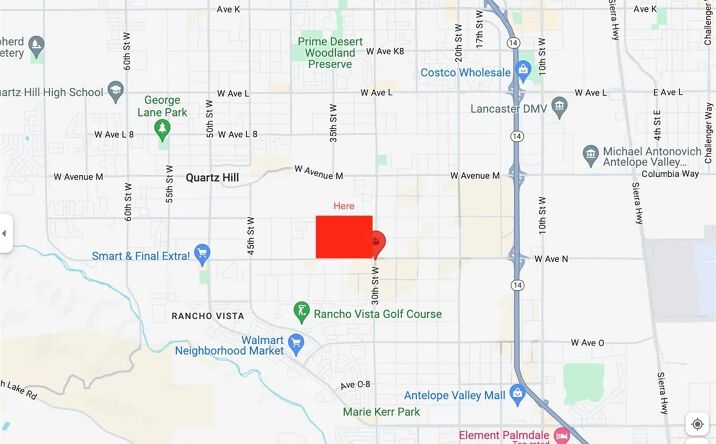 Pictures of Land property located at 30 Sw Avenue N, Lancaster, CA 93536 for sales - image #1