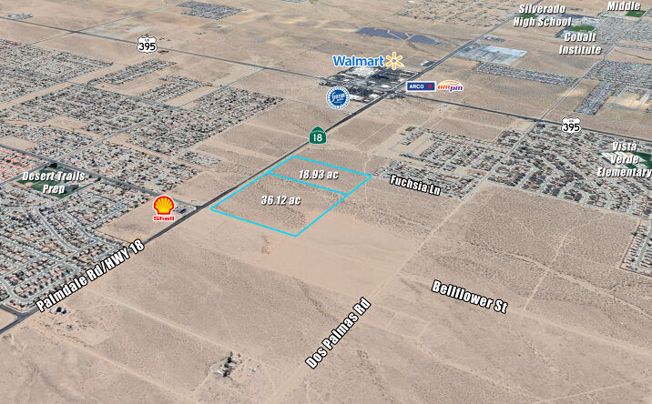 Pictures of Land property located at Palmdale, Victorville, CA 92392 for sales - image #1