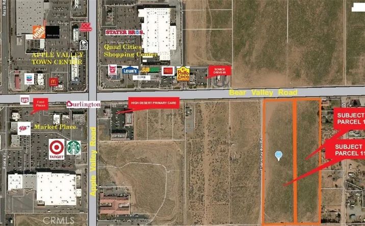Pictures of Land property located at 19575 Bear Valley Rd., Apple Valley, CA 92307 for sales - image #1