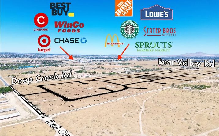 Pictures of Land property located at Deep Creek, Apple Valley, CA 92308 for sales - image #1