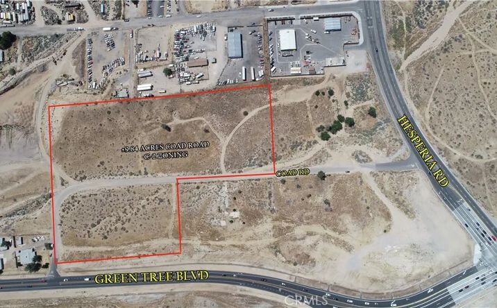 Pictures of Land property located at 9.84 Acres Green Tree, Victorville, CA 92392 for sales - image #1