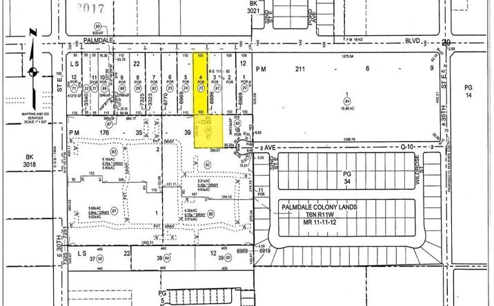 Pictures of Land property located at 32 E Palmdale Blvd., Palmdale, CA 93552 for sales - image #1