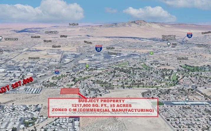 Pictures of Land property located at Yates, Victorville, CA 92392 for sales - image #1