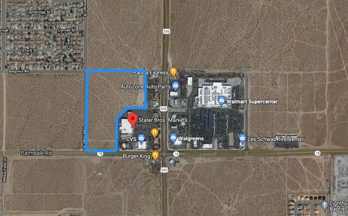 Pictures of Land property located at Palmdale, Adelanto, CA 92301 for sales - image #1