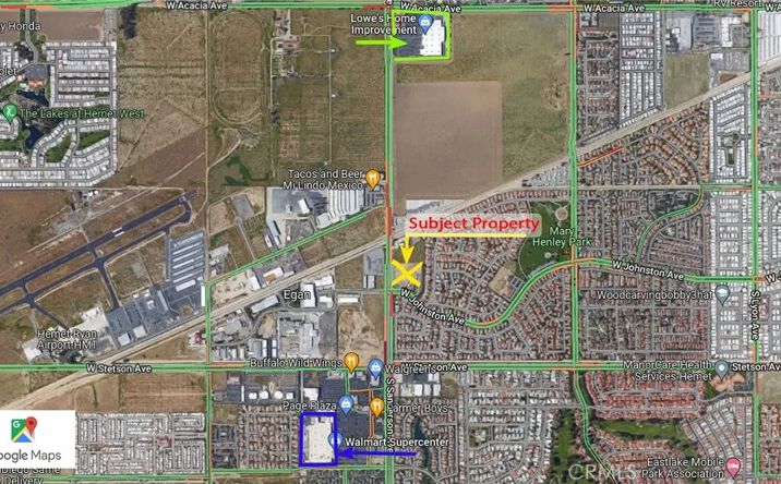 Pictures of Land property located at Sanderson, Hemet, CA 92545 for sales - image #1