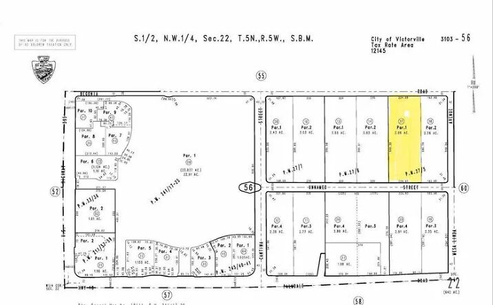 Pictures of Land property located at 117 Begonia, Victorville, CA 92392 for sales - image #1
