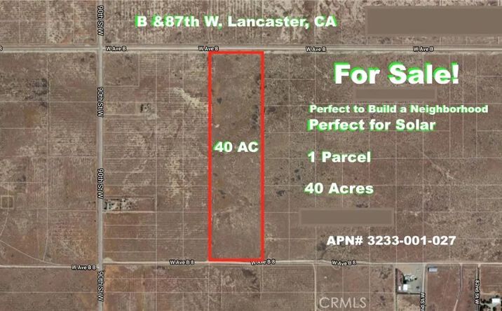 Pictures of Land property located at 87 Avenue B, Lancaster, CA 93535 for sales - image #1