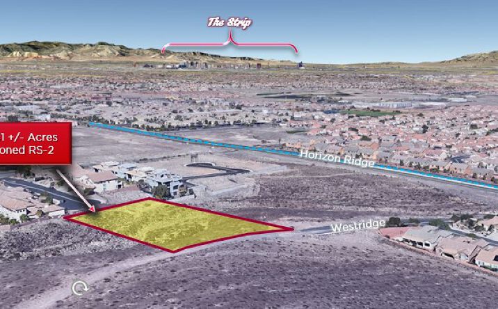 Pictures of Land property located at 1.51 +/- Ac Westridge & Horizon Ridge, Henderson, NV 89012 for sales - image #1