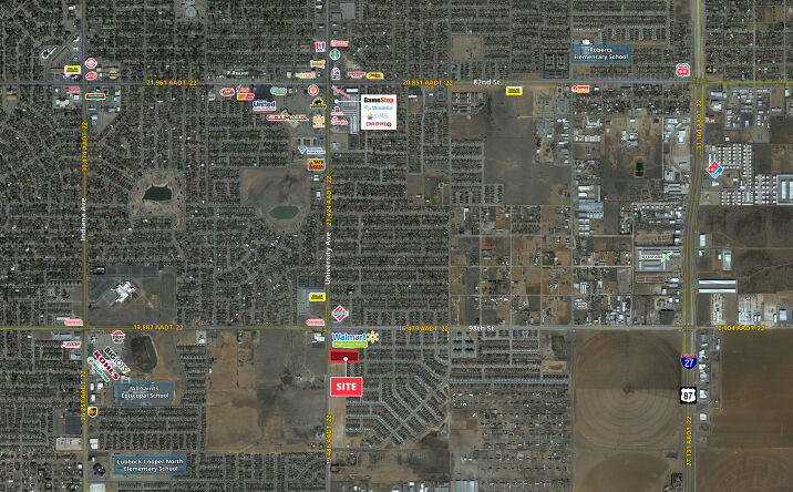 Pictures of Land property located at 9809 University Avenue, Lubbock, TX 79423 for sales - image #1