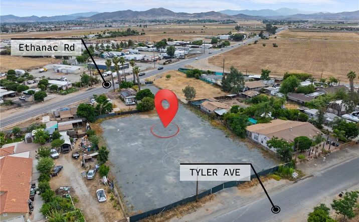 Pictures of Land property located at 27536 Ethanac, Menifee, CA 92585 for sales - image #1
