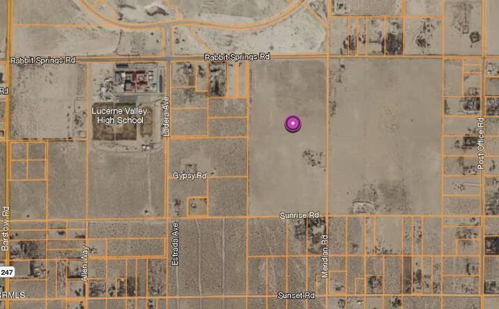 Pictures of Land property located at 33535 Rabbit Springs, Lucerne Valley, CA 92356 for sales - image #1