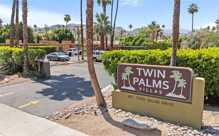 Pictures of Multifamily property located at 495 E Twin Palms Drive, Palm Springs, CA 92264 for sales - image #1
