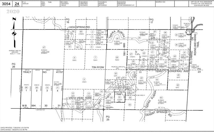 Pictures of Land property located at Tierra Subida, Palmdale, CA 93551 for sales - image #1