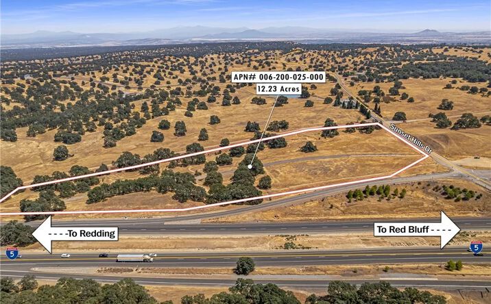 Pictures of Land property located at Sunset Hills Dr, Cottonwood, CA 96022 for sales - image #1