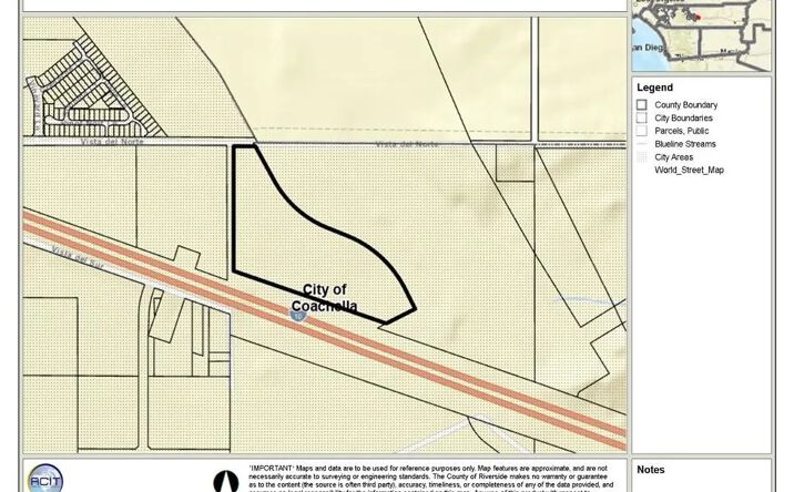 Pictures of Land property located at Dillon Road, Coachella, CA 92236 for sales - image #1