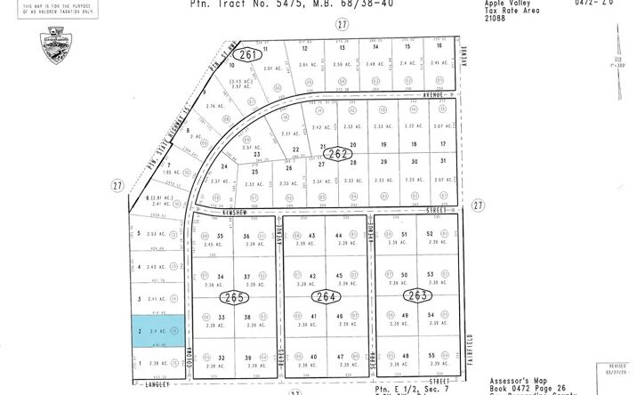 Pictures of Land property located at Coloma Rd #7, Apple Valley, CA 92307 for sales - image #1