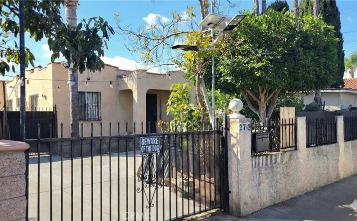 Pictures of Multifamily property located at 2712 California Street, Huntington Park, CA 90255 for sales - image #1