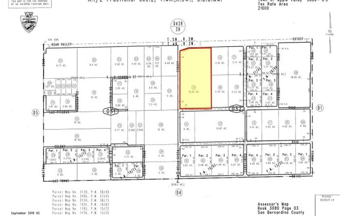 Pictures of Land property located at 22915 Bear Valley, Apple Valley, CA 92308 for sales - image #1
