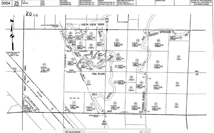 Pictures of Land property located at Vac/vic Vista Terrace, Palmdale, CA 93551 for sales - image #1