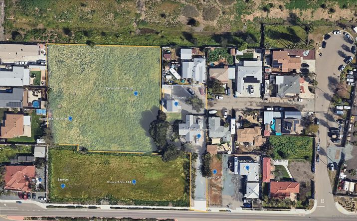 Pictures of Land, Industrial property located at 10340 Prospect, Santee, CA 92071 for sales - image #1