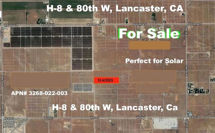 Pictures of Land property located at 80 Avenue H, Lancaster, CA 93536 for sales - image #1