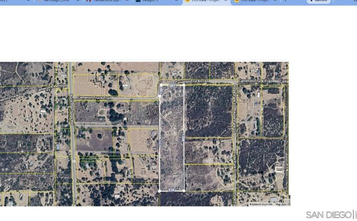 Pictures of Land property located at Buckman Springs Rd Unit 6070600100, San Diego, CA 91906 for sales - image #1