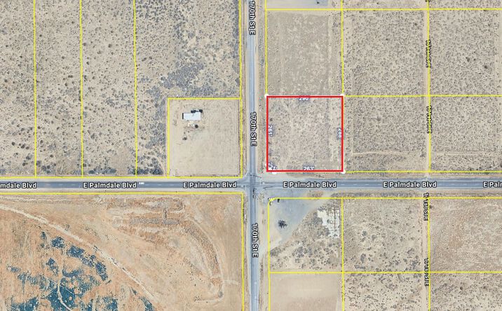 Pictures of Land property located at N/e Corner Of Palmdale Blvd/170th St E, Palmdale, CA 93591 for sales - image #1