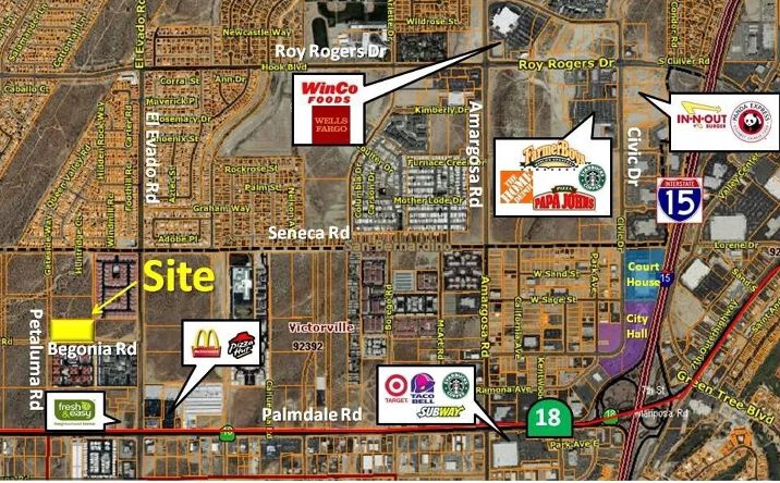 Pictures of Land property located at Begonia, Victorville, CA 92392 for sales - image #1