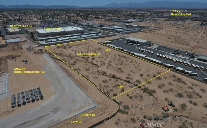 Pictures of Land property located at Huerta, Victorville, CA 92392 for sales - image #1